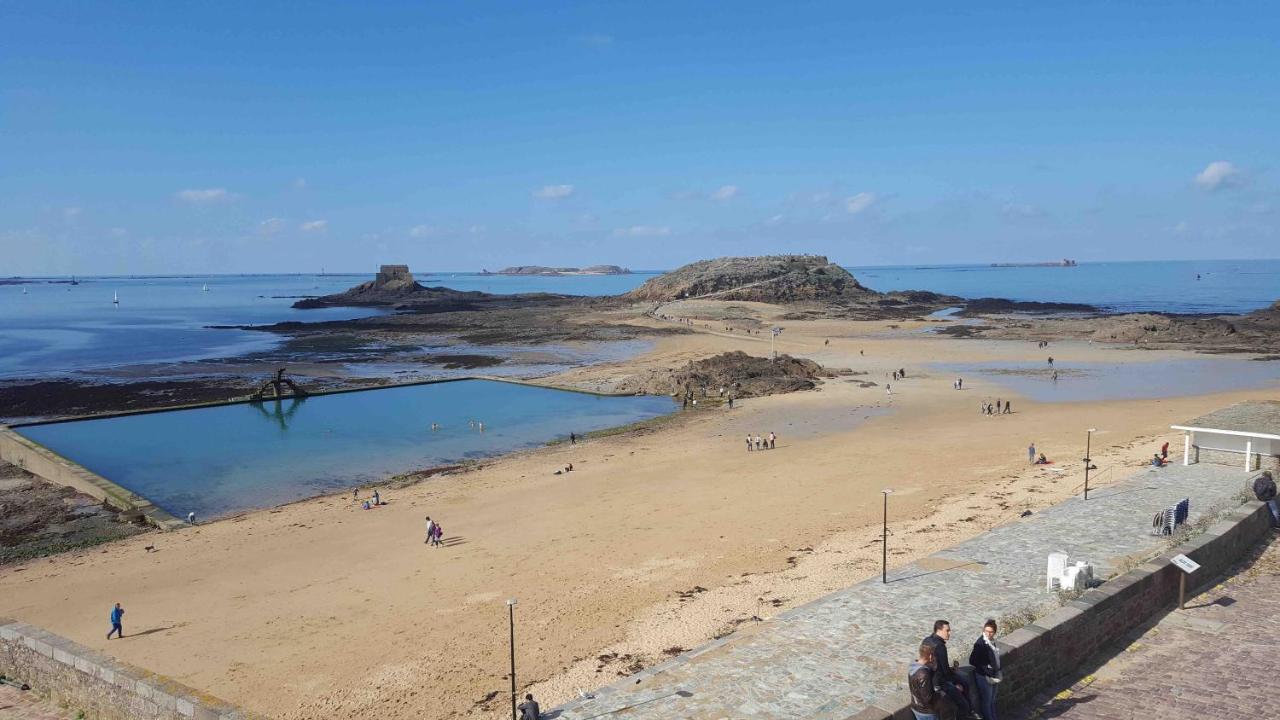 Appartement Rez De Jardin Bord De Mer Saint-Malo Zewnętrze zdjęcie